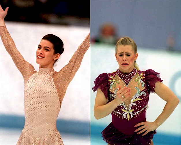 Nancy Kerrigan and Tonya Harding